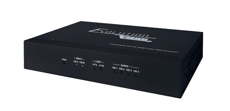 EVSP24VW Expandable 4K 2×4 HDMI Video Wall Processor
