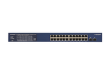 GS724TP-300NAS 24-Port Gigabit Ethernet PoE+ Smart Switch w/ optional Remote/Cloud Management and 2 SFP Ports
