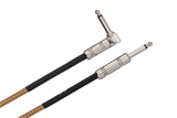 GTR518R Tweed Guitar Cable Straight to Right-angle