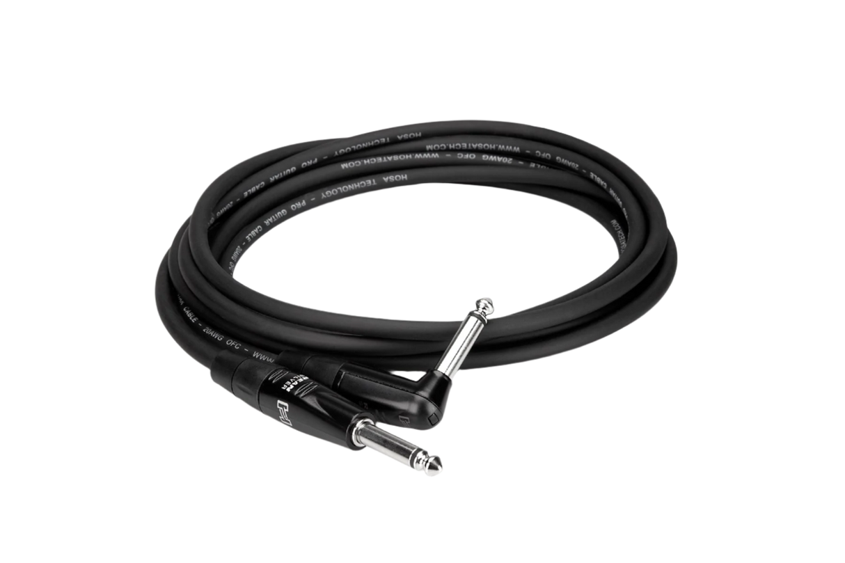 HGTR Pro Guitar Cable REAN Straight to Right-angle