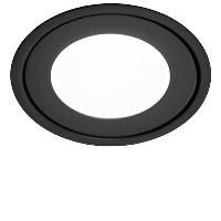 HR-LED90-27-BK LED 90 Button Light Black