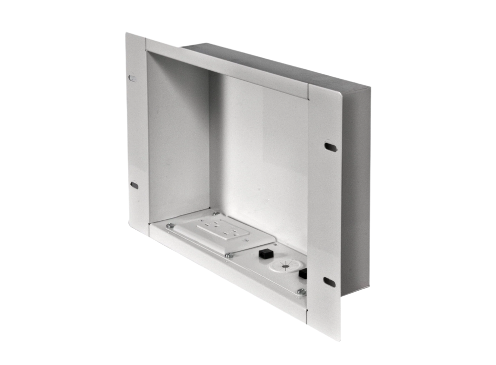 In-Wall Accessories Box with 125V Duplex Power Receptacle