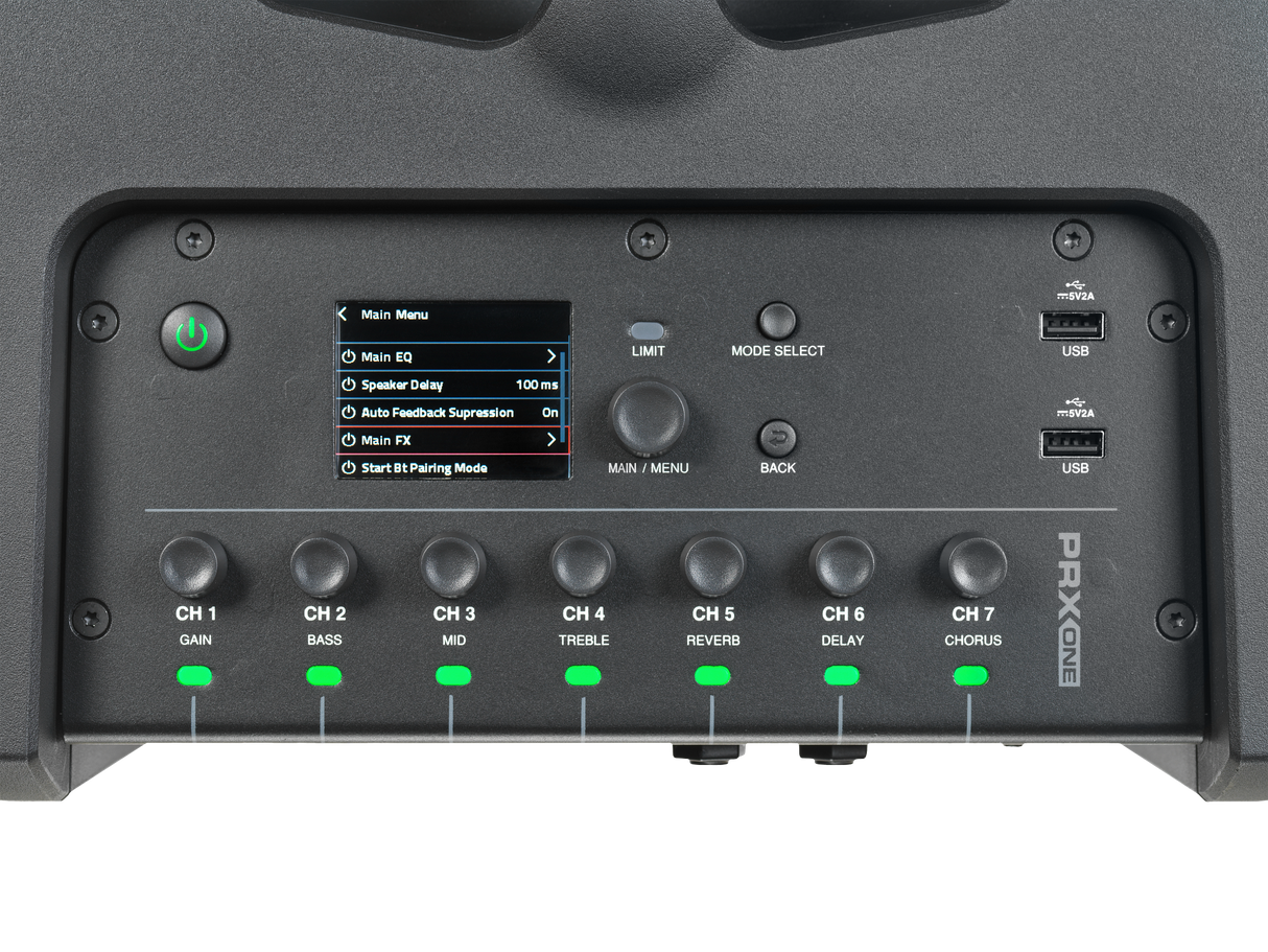 PRXONE Portable Powered All-In-One PA Speaker