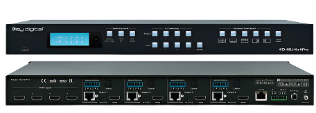 KD-MLV4x4Pro Multi-View Tiling Processor Matrix with 4 HDMI Inputs and 4 Outputs