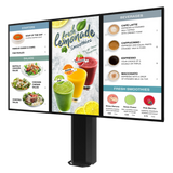 KOF555-3 Universal 55" Triple-Display Outdoor Digital Menu Board