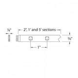 LED-T24W-1-40-WT InvisiLED® Pro 24V Tape Light System 40x12"