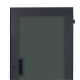 LFD-16P Door Plexiglass Front-16U, Locking