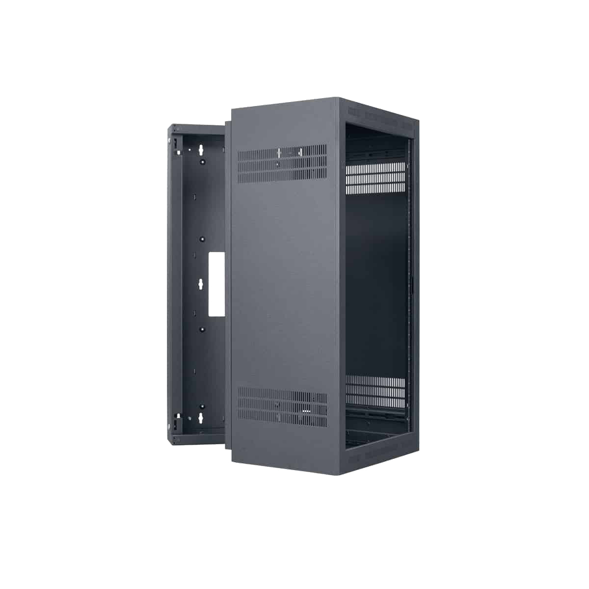 LWR2423 Rack Heavy Duty Wall Mount 24U 23" Deep Black