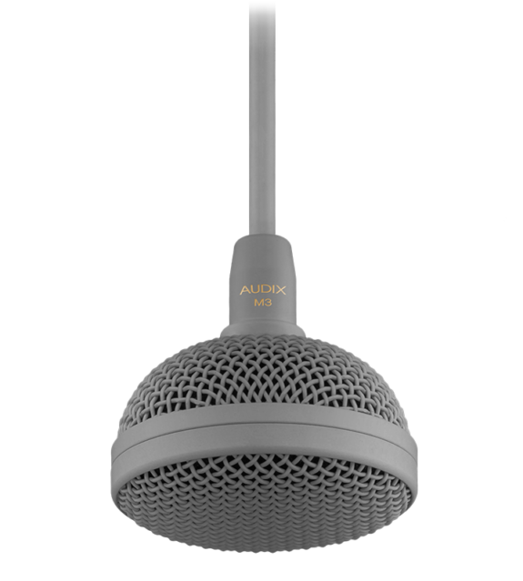 M3GDK Microphone Tri-Element Hanging Ceiling Kit Gray