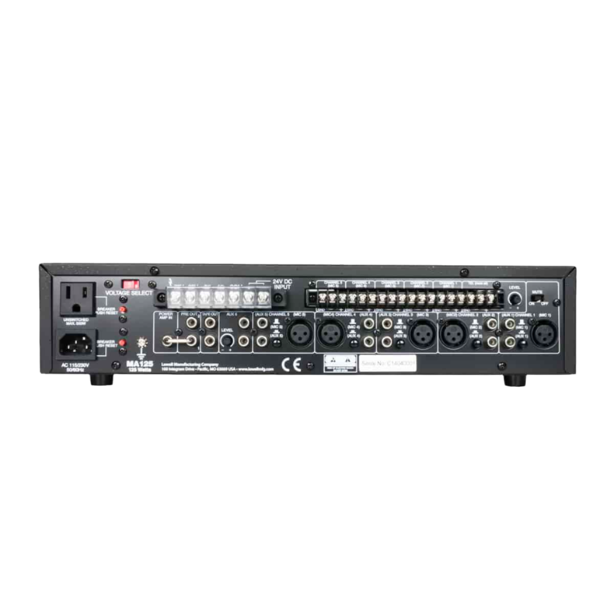 MA125 125W Mixer Amplifier