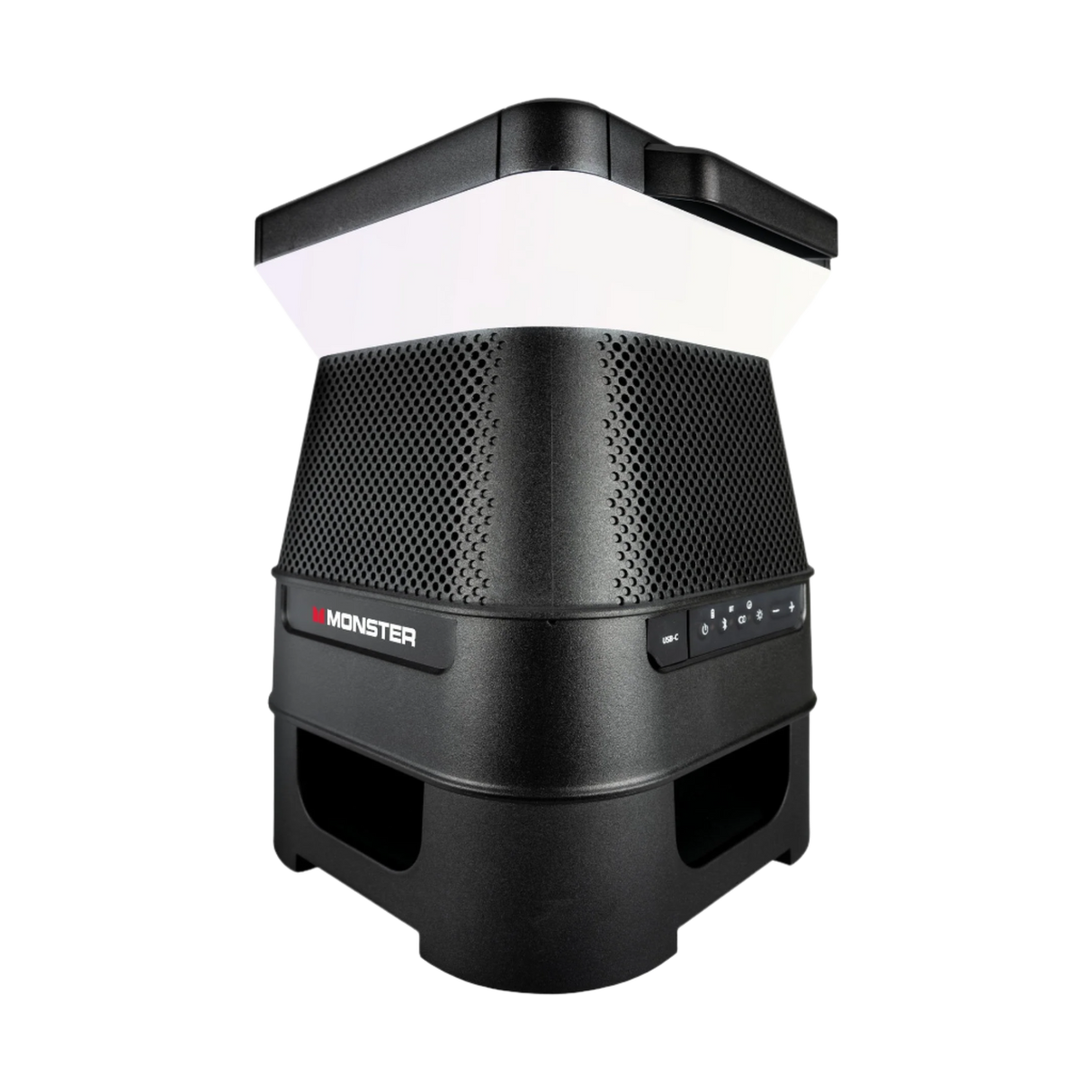 MNSOLX-BLK Solar X Outdoor LED Wireless Solar Powered Speaker IPX5