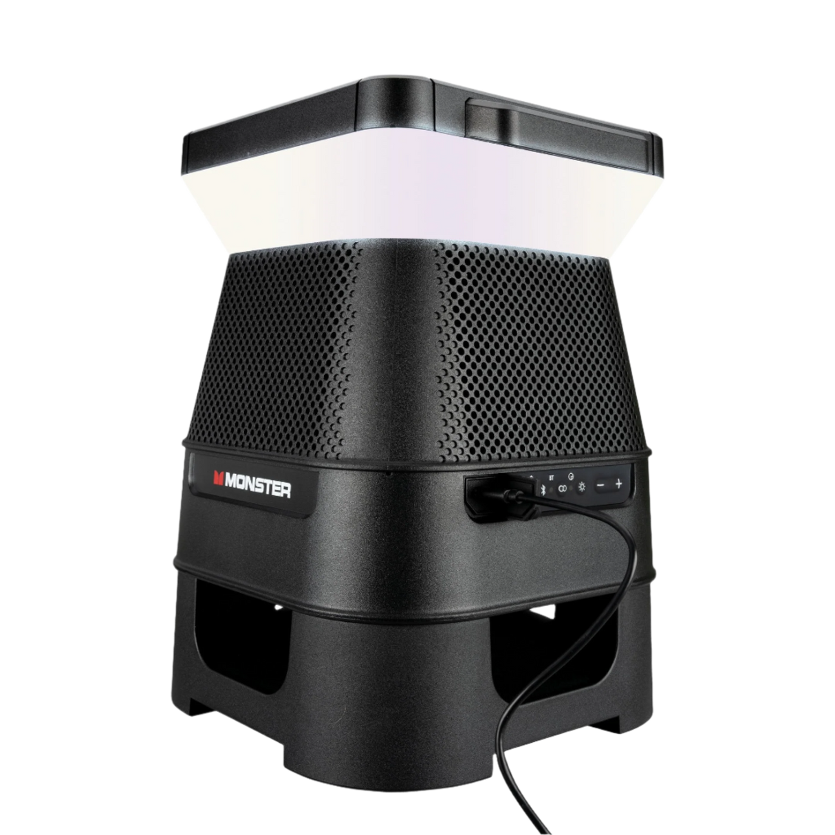 MNSOLX-BLK Solar X Outdoor LED Wireless Solar Powered Speaker IPX5