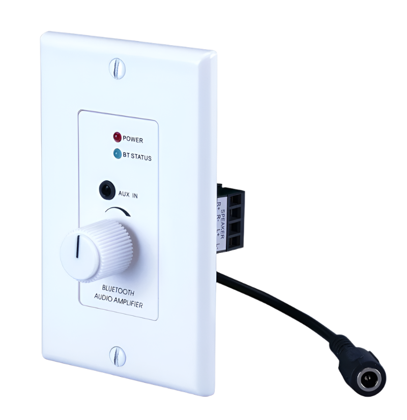PA230WP 2 Channel 24w Bluetooth 4.2 Amplifier Wall Plate