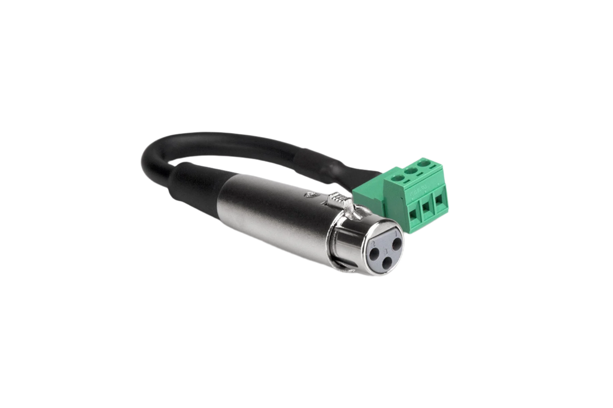 PHX106FBULK Low-voltage Adaptor XLR3F to PHX3M 6 In
