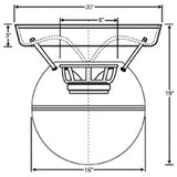 SSQ8WH Loudspeaker (Each)