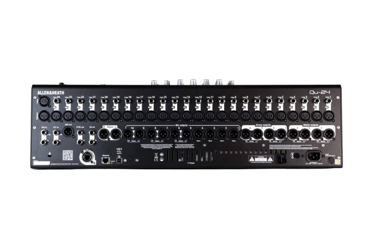 QU-24 24 Channel 24 Mic/Line + 3 Stereo 5.5" Touch Screen