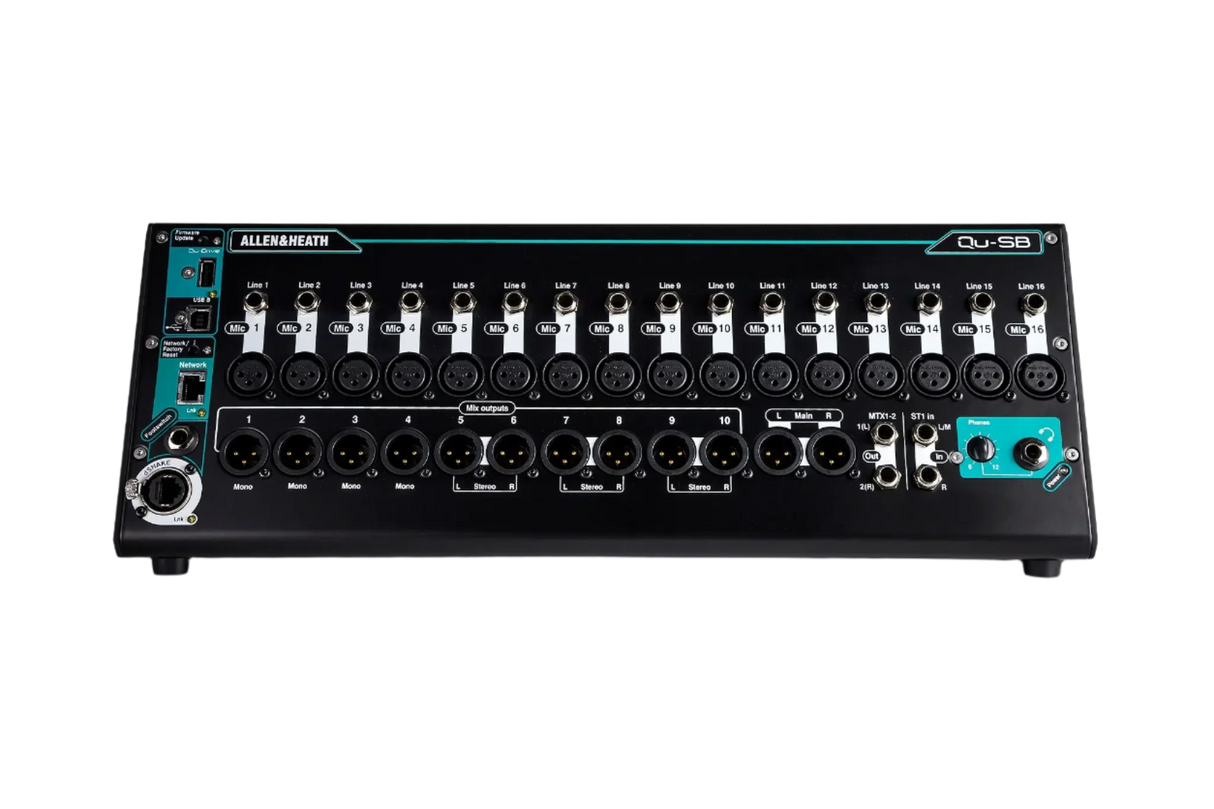 AH-QU-SB 32 Channel Portable 18in / 14out Digital Mixer