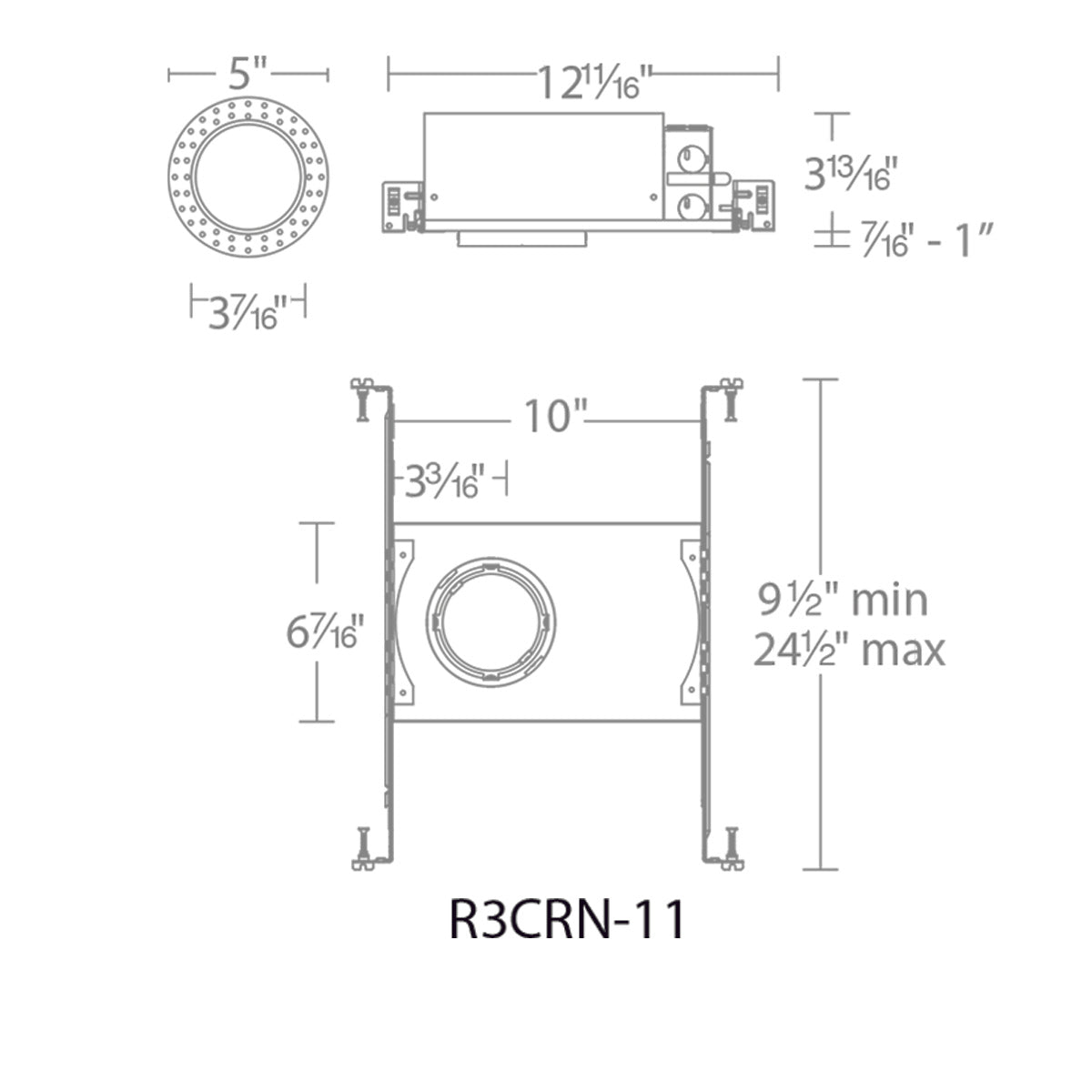 R3CRN-11-930 Ocularc 3.5 New Construction Housing Round