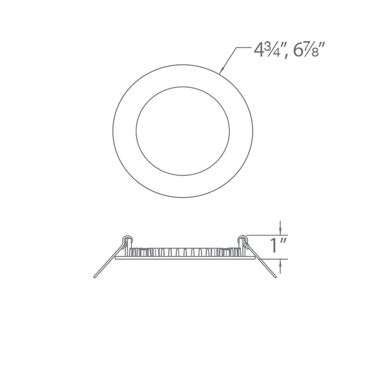 R6ERDR-W9CS-WT Lotos 6″ Round Downlight 5CCT