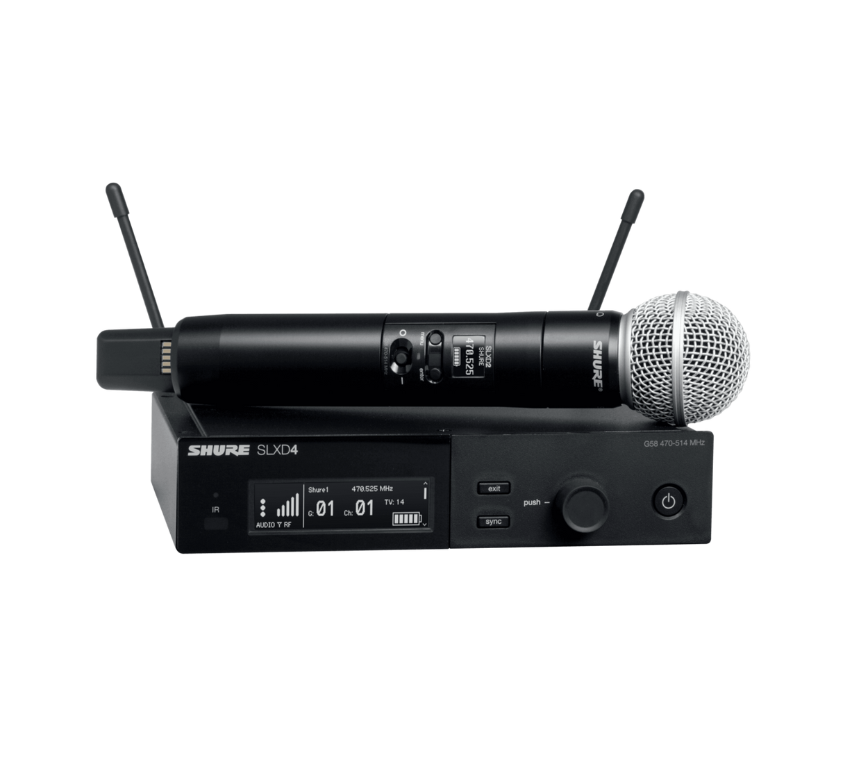 SLXD24/SM58 Wireless System with SM58® Handheld Transmitter