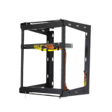 SR1218 Rack Swing Gate 12U Black