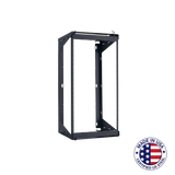 SR2018 Rack-Swing Gate 20U 18" Deep Black