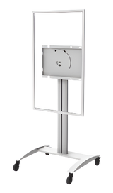 SR560-FLIP2 Rotational Cart for Samsung Flip WM55H/WM55R/WM65R Gloss White