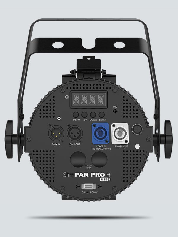 SLIMPAR PROHUSB Low-Profile RGBAW+UV LED PAR