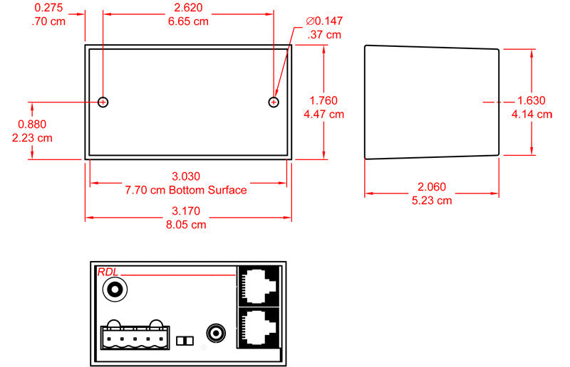 TX-TPR1A Active Single-Pair Receiver Twisted Pair Format-A Balanced Line Output