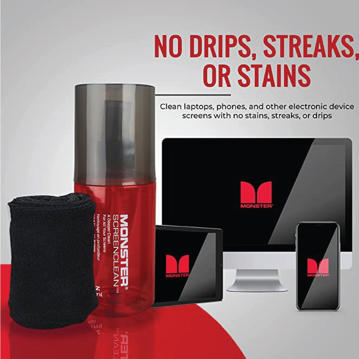 VME500 Screen Clean with Microfiber Cloth