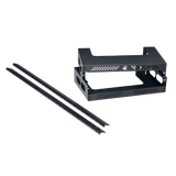 WXR2212 Slim Rack-Wall Mount 22U 12" Deep Black