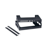 WXR812 Slim Rack-Wall Mount 8U 12" Deep Black