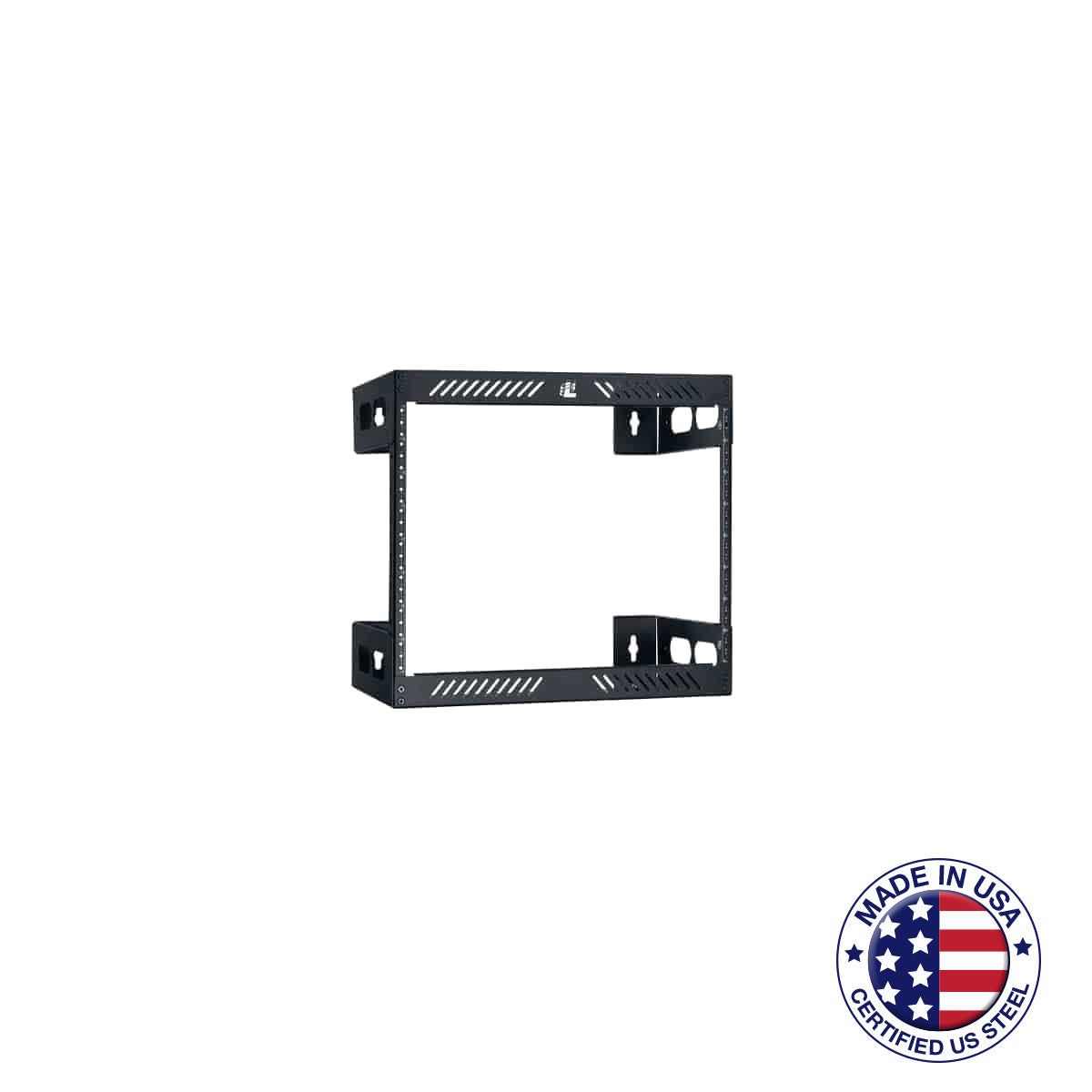 WXR812 Slim Rack-Wall Mount 8U 12" Deep Black