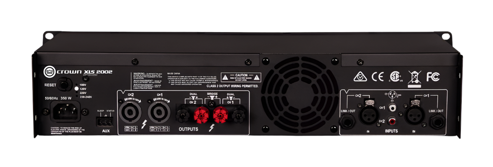 XLS 2002 2 Channel 650W Power Amplifier
