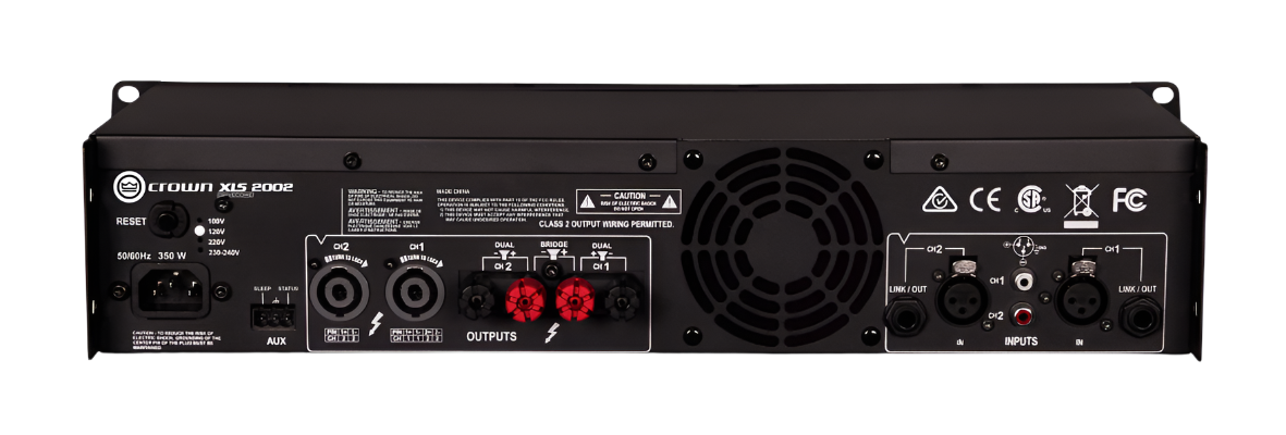 XLS 2002 2 Channel 650W Power Amplifier