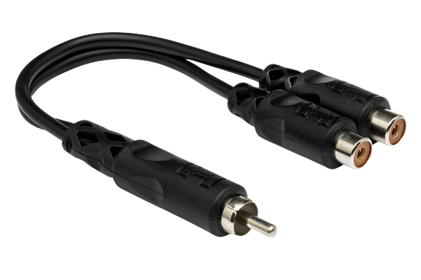 YRA104 Y Cable RCA to Dual RCAF