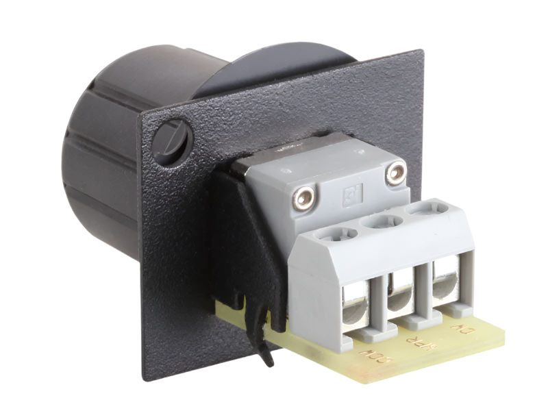 AMS-10KA 10K Audio Taper Pot & Knob Assembly Terminal Block Connections