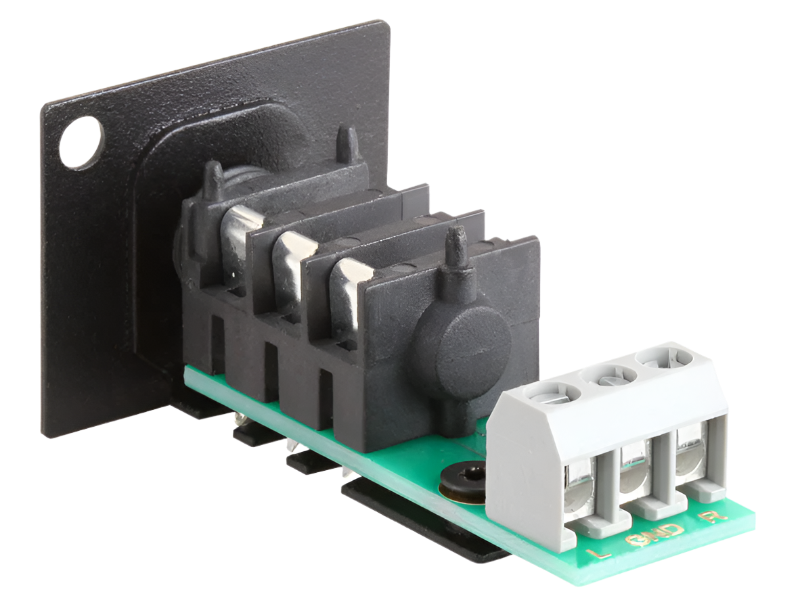 AMS-1/4F 1/4" Stereo Headphone Jack Terminal Block Connections