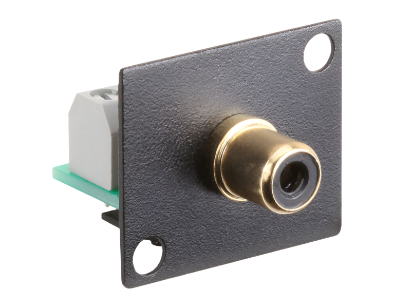 AMS-1RC Single RCA Jack Assy Terminal Block Connections