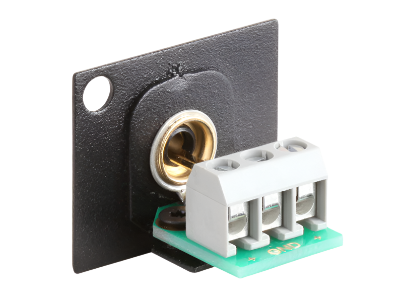 AMS-1RC Single RCA Jack Assy Terminal Block Connections