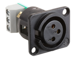 AMS-ALF XLR 3-Pin Female Jack Terminal Block Connections