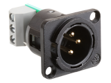 AMS-XLM XLR 3-Pin Male Jack Terminal Block Connections