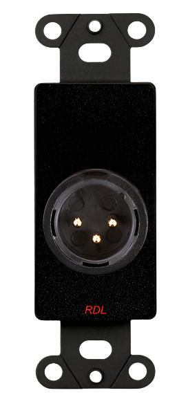 AMS-XLM XLR 3-Pin Male Jack Terminal Block Connections