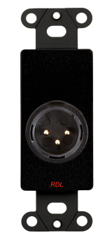 AMS-XLM XLR 3-Pin Male Jack Terminal Block Connections