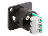 AMS-XLM XLR 3-Pin Male Jack Terminal Block Connections
