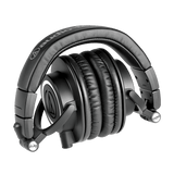 ATHM50X Professional Monitor Headphones Detachable Cables Foldable Black