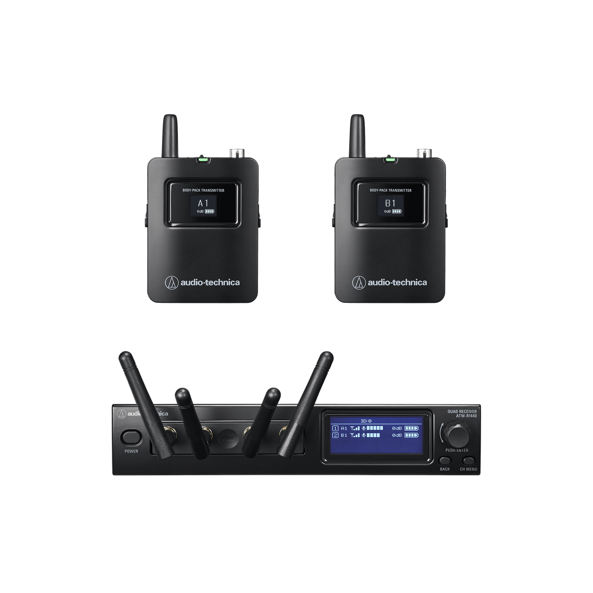 ATW-1421 System 20 PRO Dual Body-Pack System 2.4 GHz Wireless