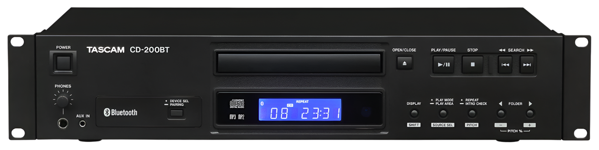 CD200BT Professional CD Player with Bluetooth Receiver