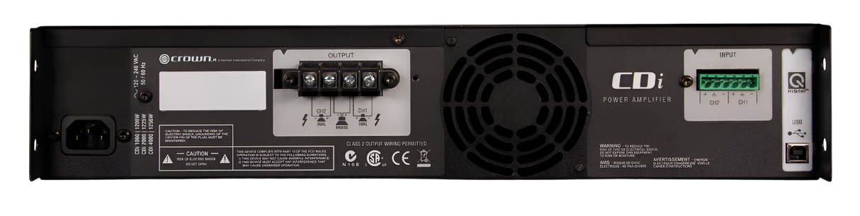 CDi4000 2 Channel 1200W Power Amplifier