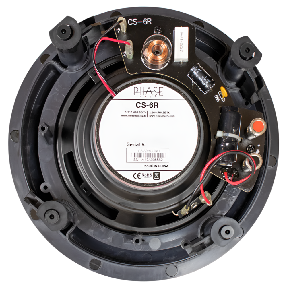 CS6R 6.5” Coax In-Ceiling w/ Micro-Flange Grille (Each)